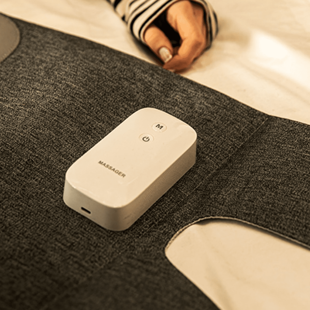Draadloos Beenmassageapparaat met Luchtcompressie & Warmte – 3 Modi, 2 Standen, USB Oplaadbaar – Verstelbaar voor Dames & Heren