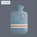 Warmwaterkruik met Gebreide Hoes 1 Liter – Zachte Warmte voor Koude Winteravonden, 5 Kleuren
