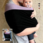 Comfortabele Baby Draagdoek – Zachte Rekbare Draagdoek voor Newborns & Baby's, Bruin, Zwart of Blauw – SnugCarry