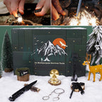 Outdoor Survival Adventskalender 24 Dagen – Adventskalender met Kampeer Gadgets & Gereedschap
