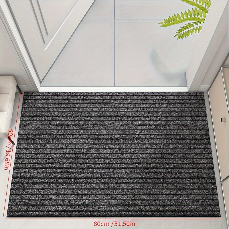 All-Season Deurmat voor Binnen & Buiten – Lage Antislip Inloopmat, Weerbestendig, Grijs of Rood