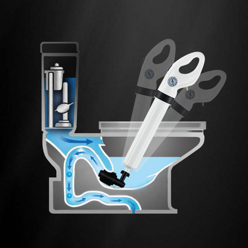 Ontstopper met Luchtdruk – Afvoerontstopper & Gootsteenontstopper zonder Chemie – voor Toilet, Gootsteen, Douche & Putje
