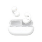Draadloze Oordopjes – Botgeleiding Bluetooth Oordopjes, Open-Ear, Waterbestendig, Tot 8 Uur Batterij, Zwart of Wit – EchoSonic Wit