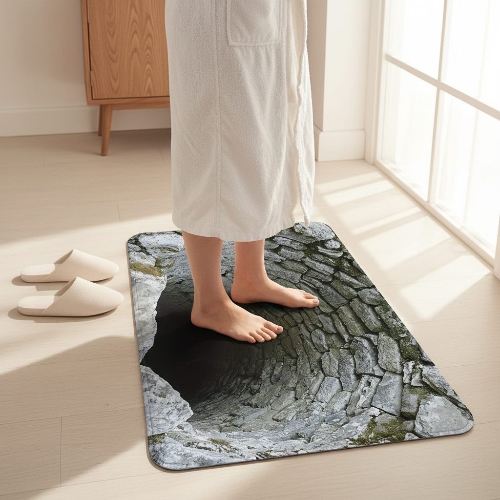 Veelzijdige 3D Antislip Vloermat - Absorberend & Wasbaar - Voor Elke Ruimte