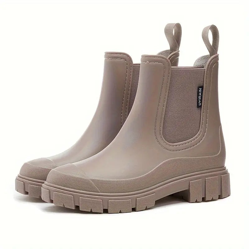 Flōre | Waterdichte Chelsea Boots voor Dames - Korte Slip-On Enkellaarsjes met Elastische Inzet, Antislip Zool & Comfortabel Voetbed