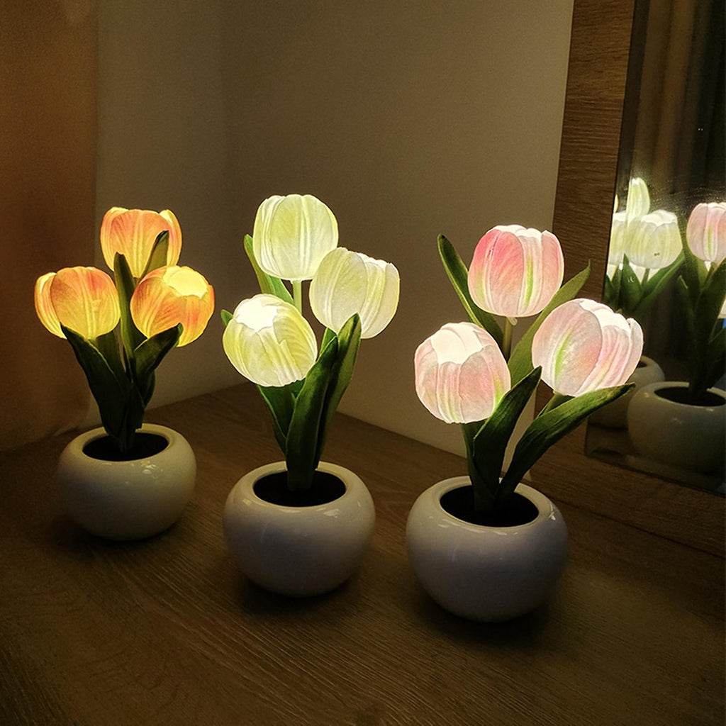 LumiTulip | Tulp Nachtlampje - DIY Bloemenlamp Sfeerlichtje LED