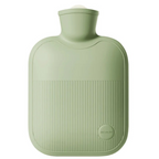 Grote Warmwaterkruik 2 Liter met Zachte Fleece Hoes – Lekvrije Sluiting, Warmte voor Voeten, Handen & Rug, 4 Kleuren