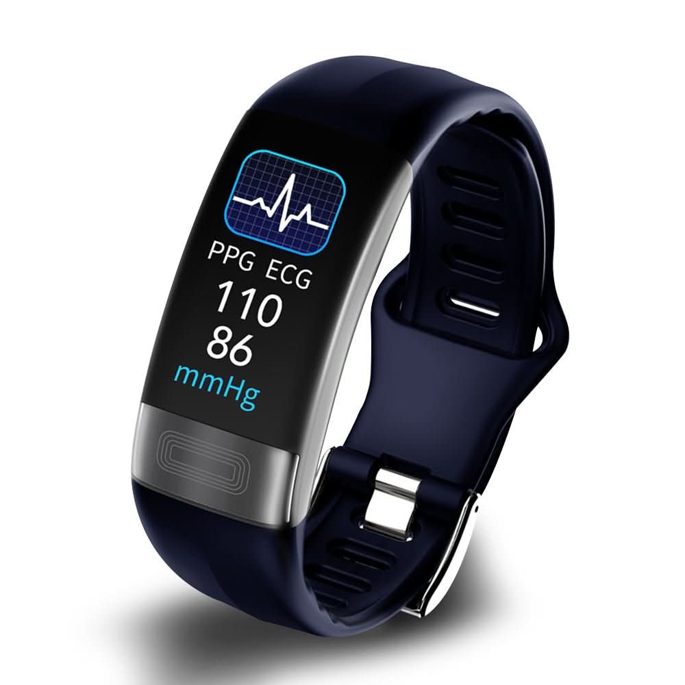 Smart Fitness Armband met Hartslagmeter – Activity Tracker met Oproep- & Berichtmeldingen, IP67, 10 Dagen Stand-by, 3 Kleuren Blauw