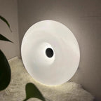 Bauhaus Donut Hanglamp en Wandlamp van Glas en Metaal met Dimbare LED Verlichting – Modern Ontwerp voor Elke Ruimte Wit