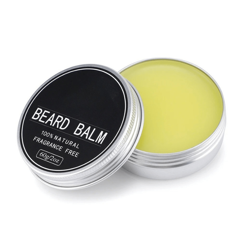 Baardverzorgingsset met Dermaroller, Baardolie, Baardbalsem & Kam – Baard Grooming Set voor Mannen, 5 Opties 60 g Baardbalsem