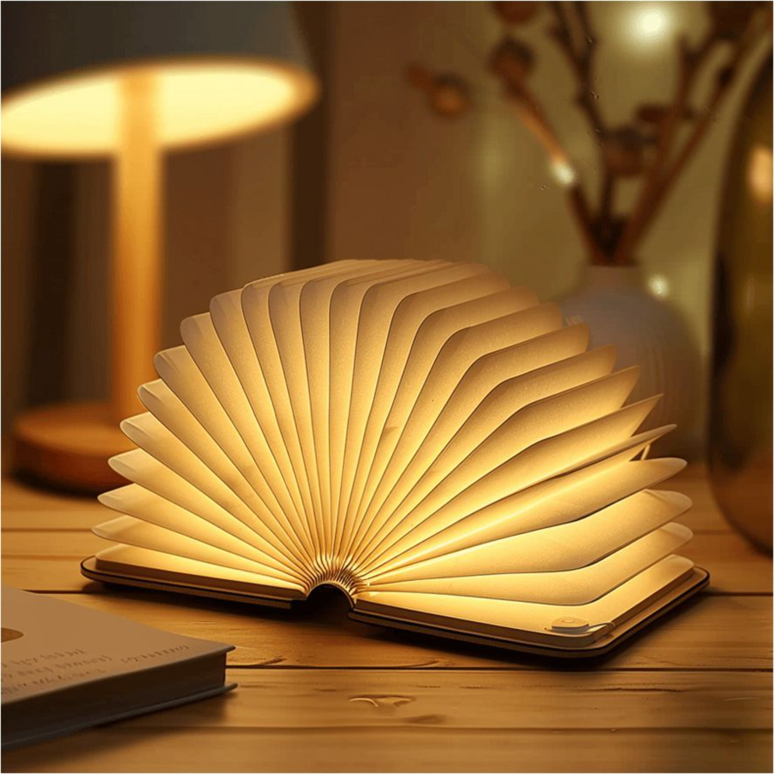 Betoverende Boekenlamp met Uniek Open Boek Ontwerp – Zachte LED Verlichting voor Cozy Sfeer Default
