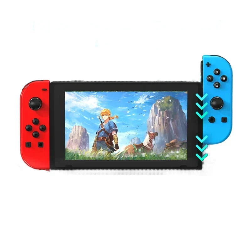 Bluetooth-joystick voor Nintendo Switch, unieke kleuren, draadloze LED-handgreep