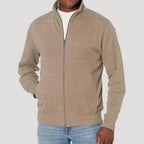 Voorjaarsjack Heren Lichtgewicht Ritssluiting Beige