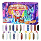 Kristallen Adventskalender – 24 Kristallen & Stenen, Aftellen naar Kerst, Cadeau voor Verzamelaars & Kinderen Standaard