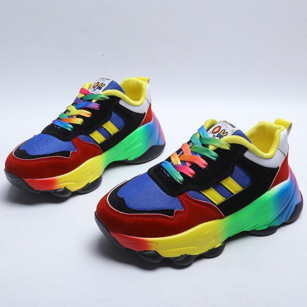 Inspire | Comfortabele Dames Sneakers met Vetersluiting - Veterschoenen met Dempende Zool voor Wandelen