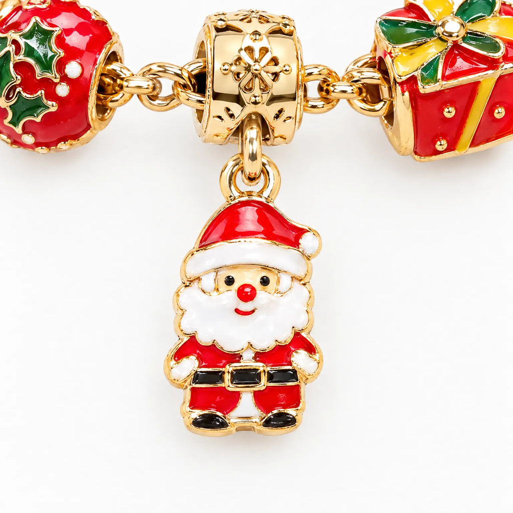 Bedelarmband Adventskalender – 2 Verzilverde Armbanden & 22 Bedels en Kralen, Sieraden Adventskalender voor Meisjes, 9 Ontwerpen