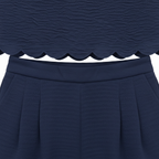 Thalassa | Co-ord Set Dames - Mouwloos Schelp Enkel