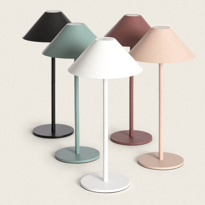 Draadloze Waterdichte Tafellamp met Dimbare LED en Oplaadbare Batterij - 360° Verlichting voor Binnen en Buiten