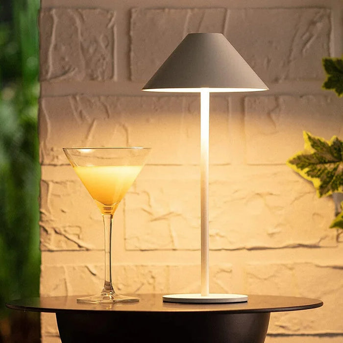 Draadloze Waterdichte Tafellamp met Dimbare LED en Oplaadbare Batterij - 360° Verlichting voor Binnen en Buiten