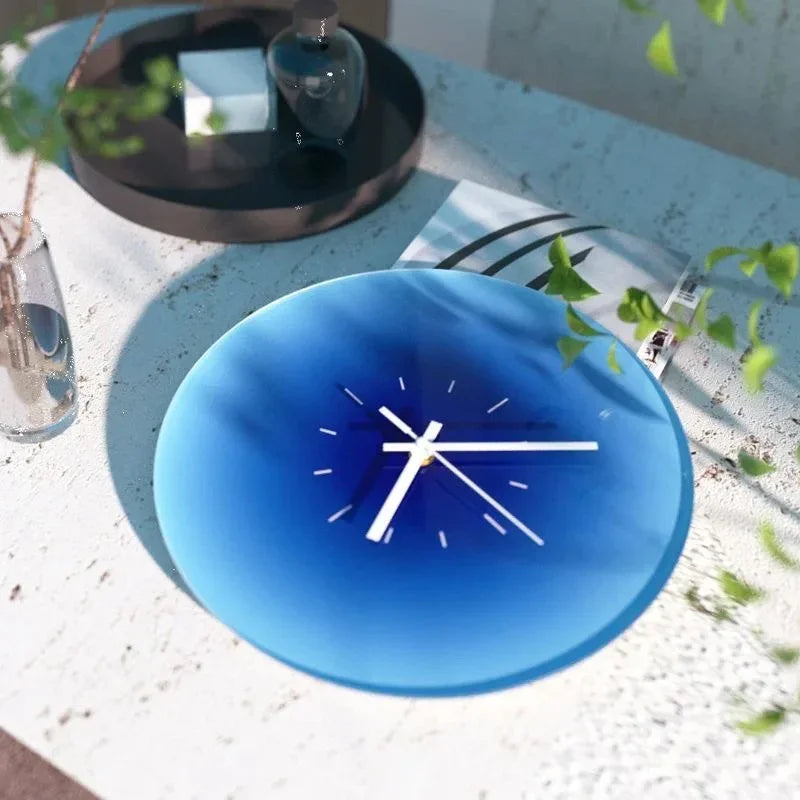 Elegante Wandklok van Glas met Stille beweging – 30 cm