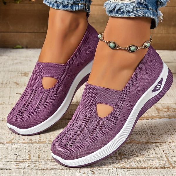 Eline | Instapschoenen voor Dames - Ergonomisch en Licht Paars
