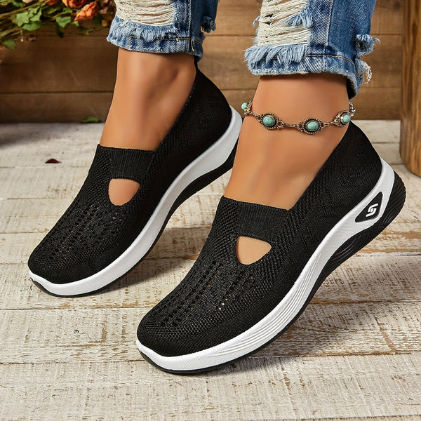 Eline | Instapschoenen voor Dames - Ergonomisch en Licht Zwart