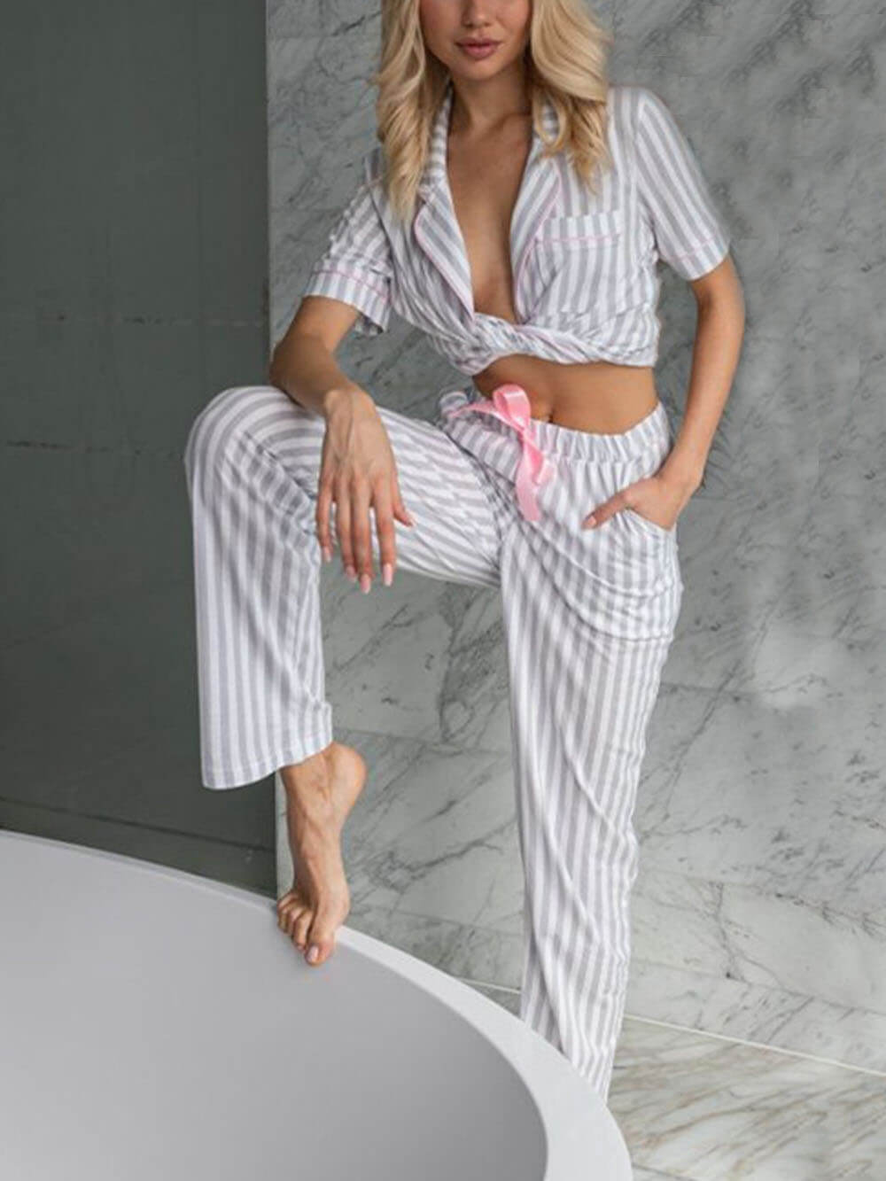 Evanthe | Loungewear Set Dames - Gestreept