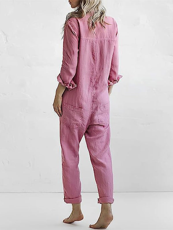Thalassa | Jumpsuit Dames - Met Zakken - Knoopsluiting