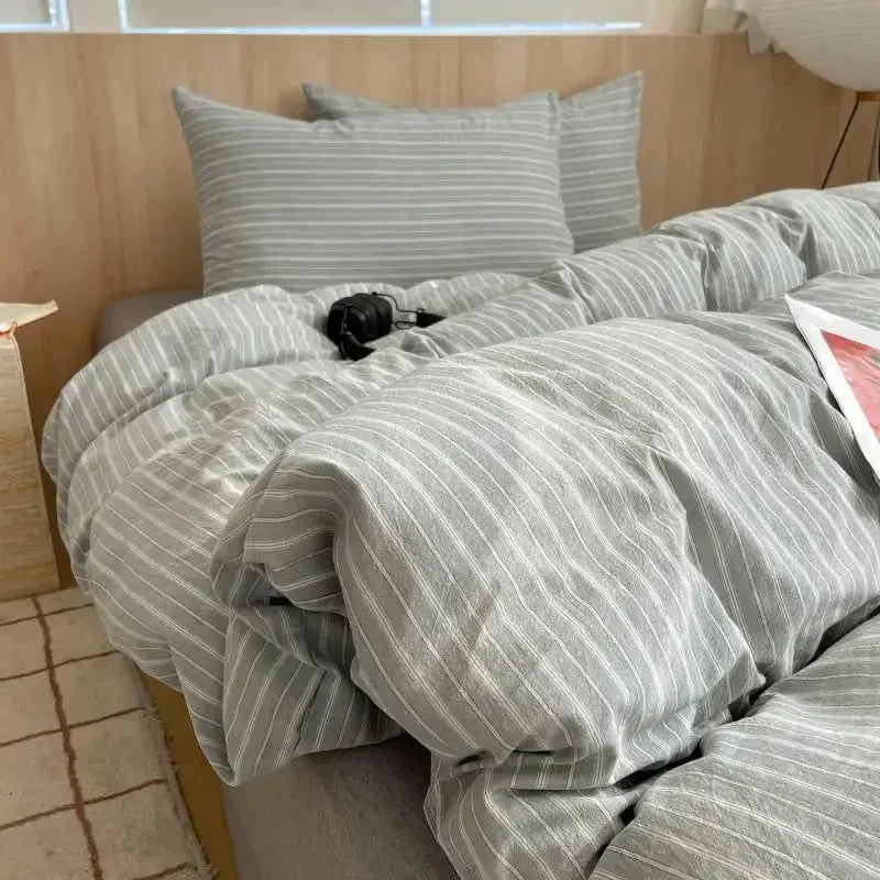 Geometrisch Katoenen Dekbedovertrekset – Zacht en Ademend voor Comfortabele Nachten, Inclusief Kussenslopen 17