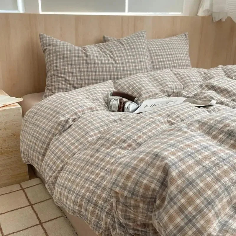 Geometrisch Katoenen Dekbedovertrekset – Zacht en Ademend voor Comfortabele Nachten, Inclusief Kussenslopen 9