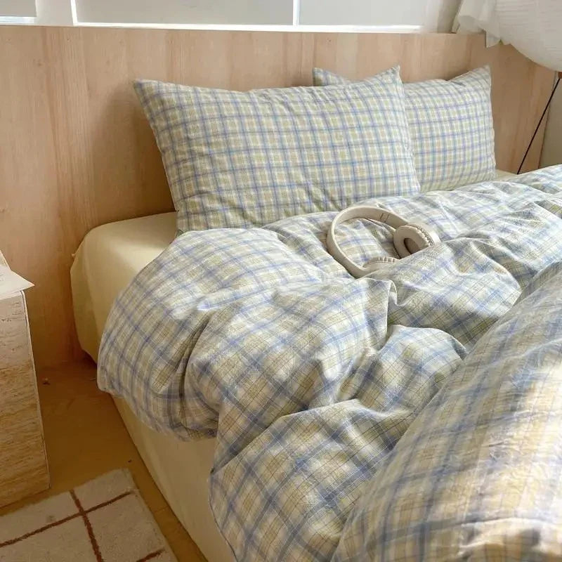 Geometrisch Katoenen Dekbedovertrekset – Zacht en Ademend voor Comfortabele Nachten, Inclusief Kussenslopen 10
