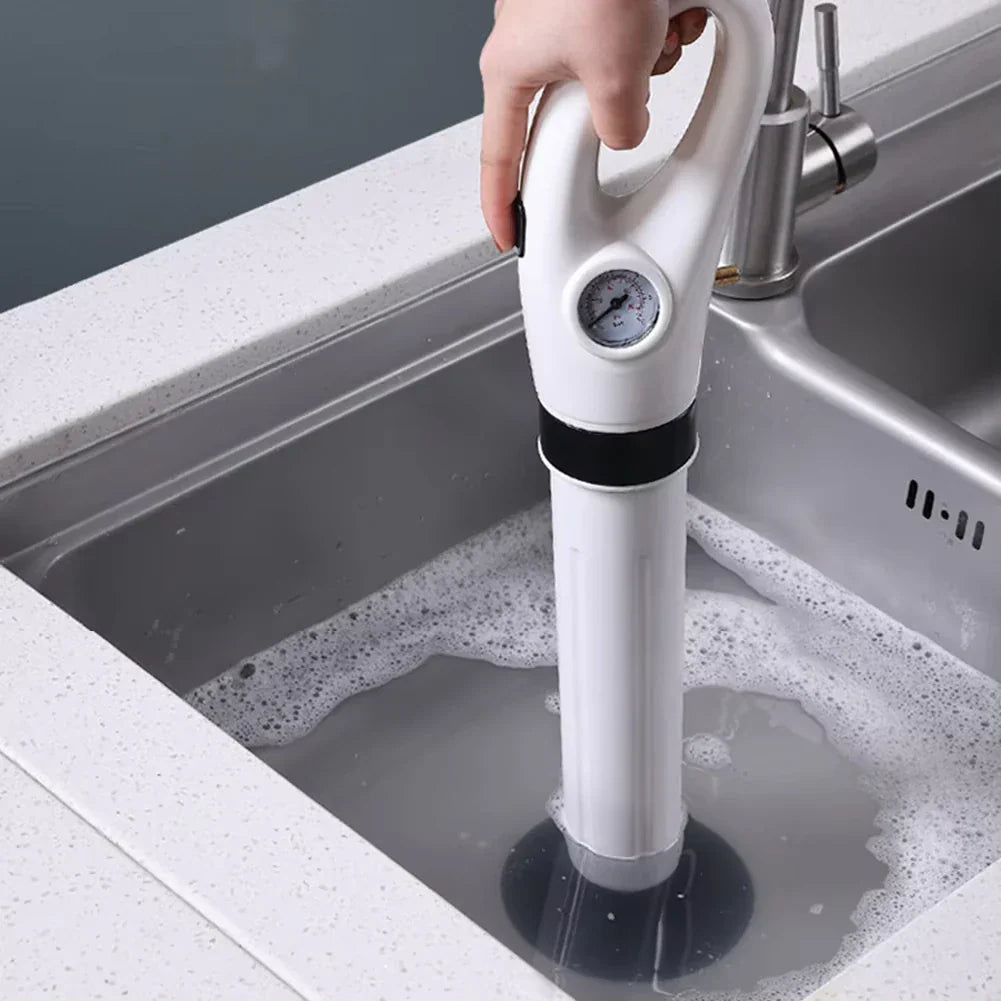 Ontstopper met Luchtdruk – Afvoerontstopper & Gootsteenontstopper zonder Chemie – voor Toilet, Gootsteen, Douche & Putje