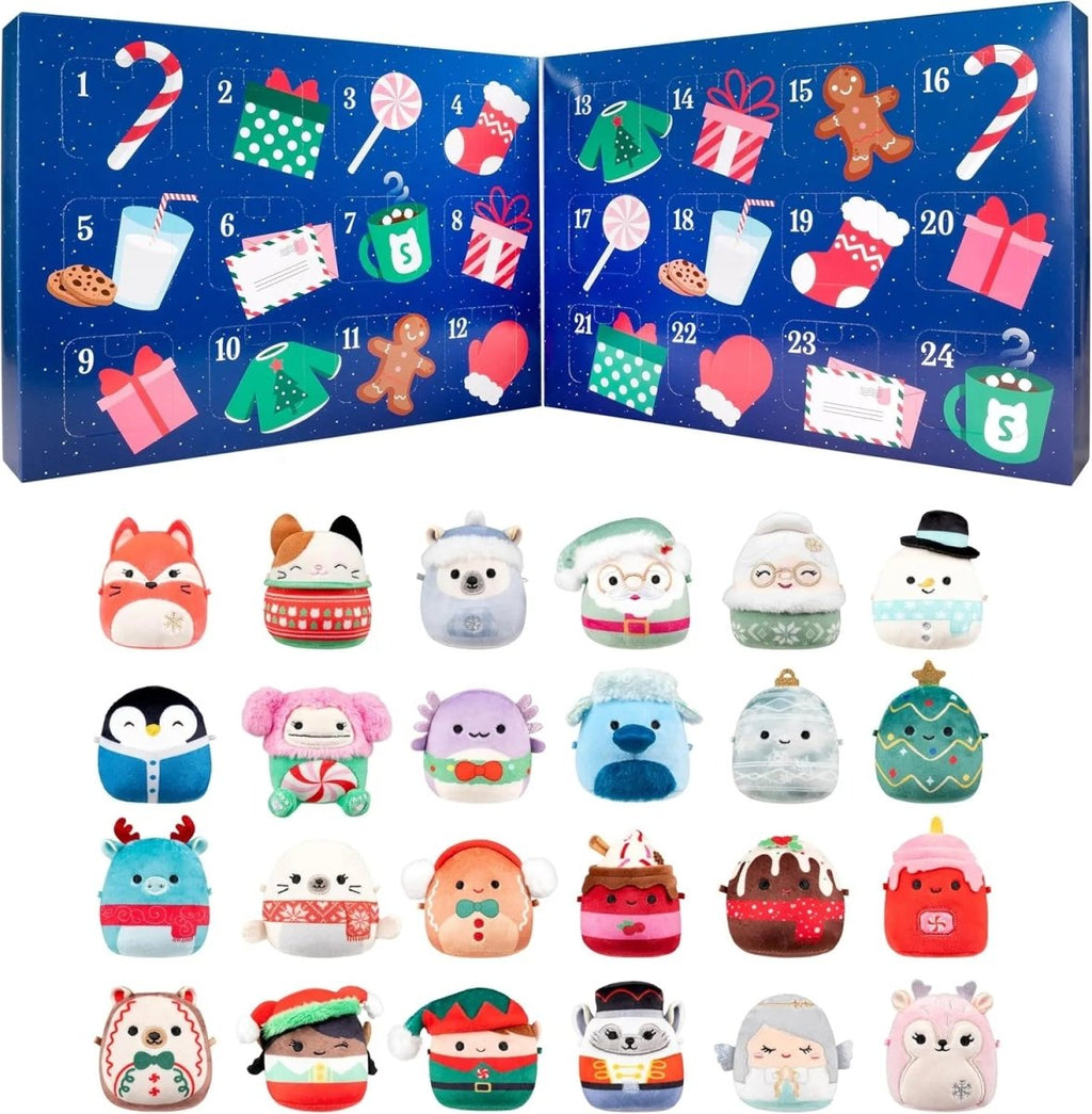Adventskalender voor Kinderen – 24 Verzamelfiguurtjes in Mini Marshmallow-stijl, Aftellen naar Kerst, 3+ Jaar Default Title
