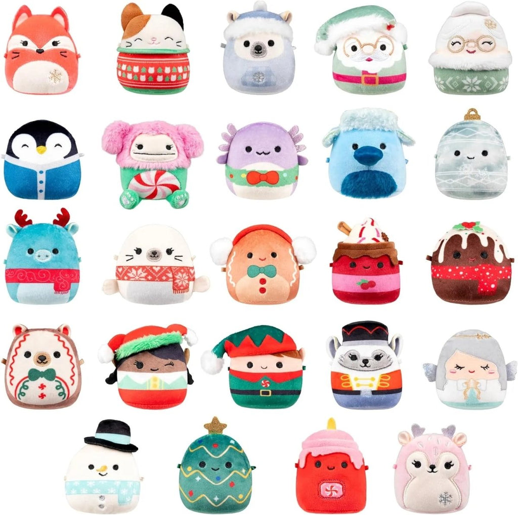 Adventskalender voor Kinderen – 24 Verzamelfiguurtjes in Mini Marshmallow-stijl, Aftellen naar Kerst, 3+ Jaar