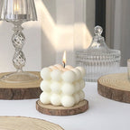 Bubble Kaars van Sojawas – Trendy Kubus Kaars & Geurkaars, 9 Kleuren, Maak je Interieur Compleet – BubbleGlow Kaars
