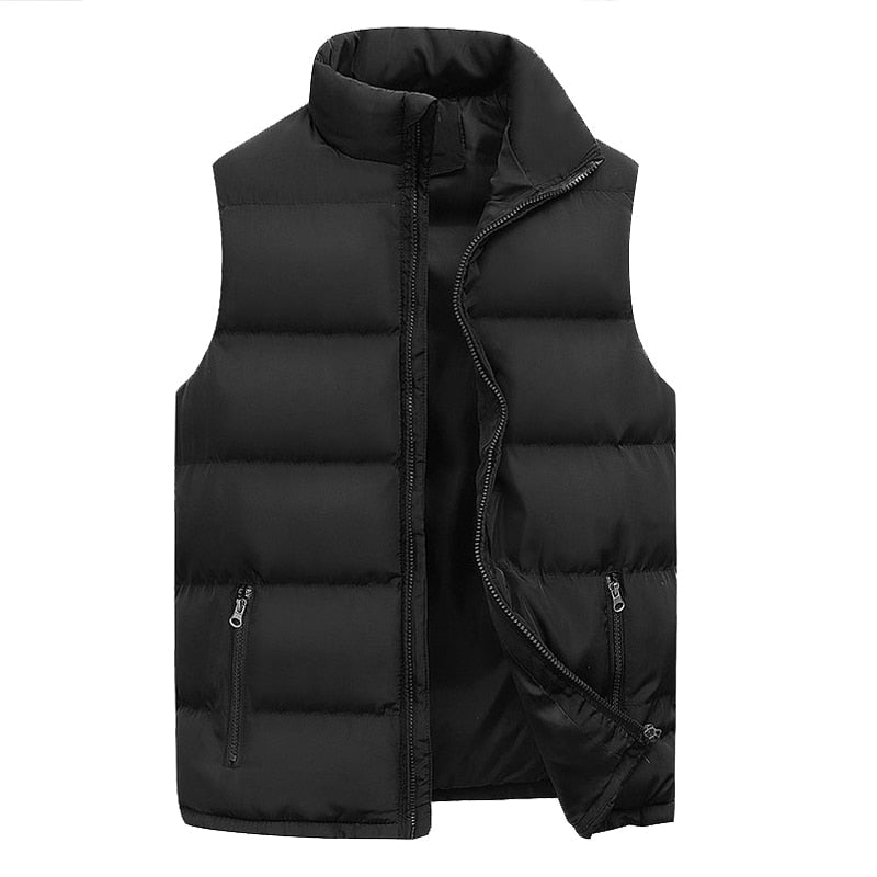 Figueral | Gewatteerde Heren Bodywarmer met Ritssluiting & Opstaande Kraag - Winddichte & Lichtgewicht Mouwloze Winterjas met Ritszakken
