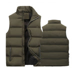 Figueral | Gewatteerde Heren Bodywarmer met Ritssluiting & Opstaande Kraag - Winddichte & Lichtgewicht Mouwloze Winterjas met Ritszakken