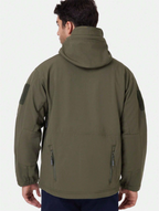 Wilshire | 2-Delige Waterdichte Heren Outdoor Set met Warme Fleecevoering - Winddicht Softshell Wandelpak Jas & Broek voor Vissen & Hiken