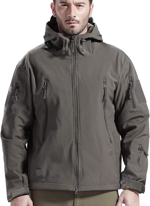 Wilshire | 2-Delige Waterdichte Heren Outdoor Set met Warme Fleecevoering - Winddicht Softshell Wandelpak Jas & Broek voor Vissen & Hiken
