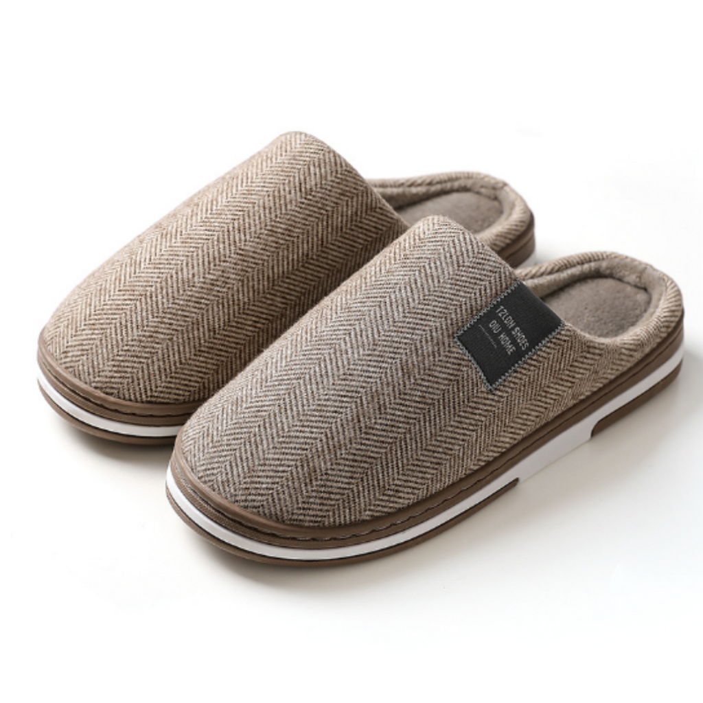 Pantoffels met Luxe Zachte Voering en Stevige Zool Lichtgrijs