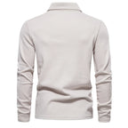 Nisyros | Heren Poloshirt Lange Mouwen met Klassieke Polokraag