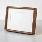 Houten Fotolijst voor Trouwjurkfoto's en Portretten - Verkrijgbaar in Diverse Formaten en Kleuren Zwart Walnoot