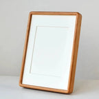 Houten Fotolijst voor Trouwjurkfoto's en Portretten - Verkrijgbaar in Diverse Formaten en Kleuren Kersenhout