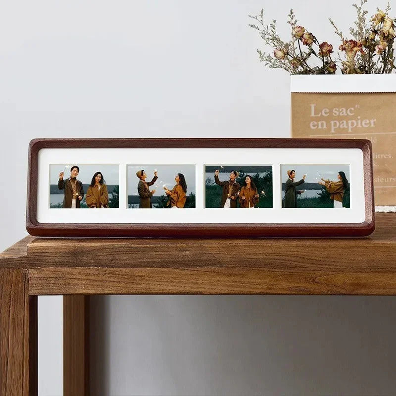 Jessie Fotolijst van Massief Hout voor Drieluik en Viervoudige Foto's - Klassiek en Elegante Fotolijsten voor Thuis en Kantoor