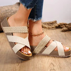 Kira | Dames Sandalen - Orthopedisch en Ademend Vegan Leer Wit