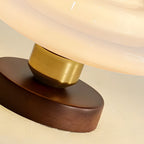 Plafondlamp Hout en Glas Scandinavisch E27 Hal Gang Keuken Eetkamer Nordic Naturel Koper