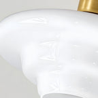 Plafondlamp Hout en Glas Scandinavisch E27 Hal Gang Keuken Eetkamer Nordic Naturel Koper