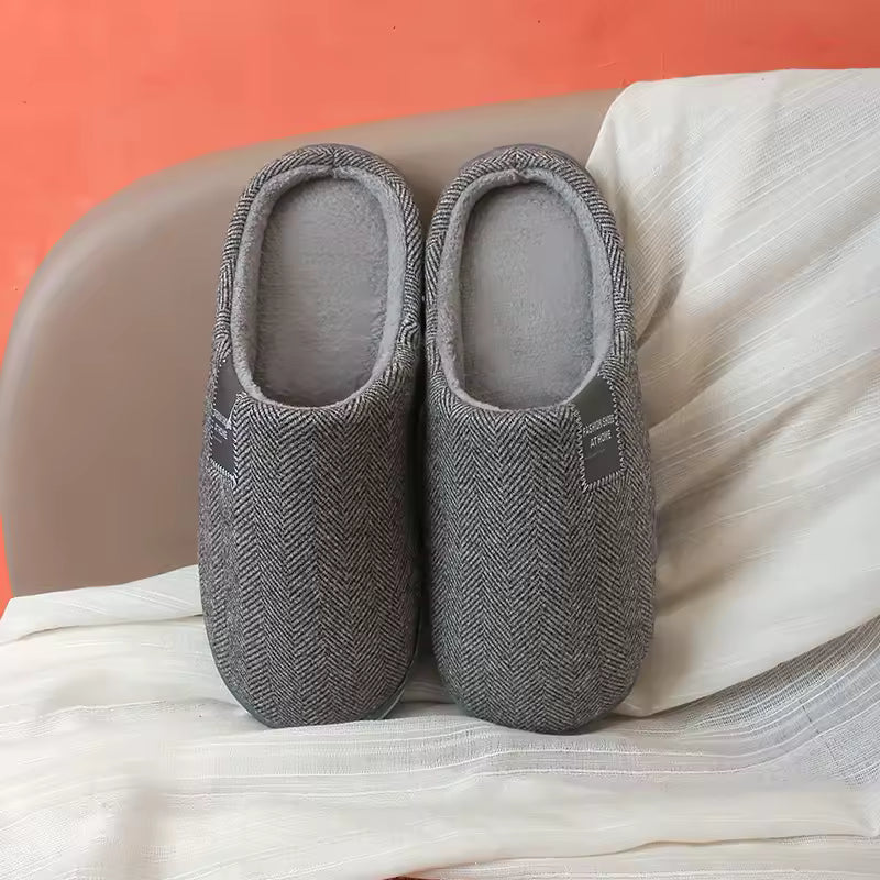 Roque | Luxe Pantoffels met Zachte Voering & Stevige Antislip Zool - Warme Huisschoenen met Pluche Bontvoering voor Binnen & Buiten