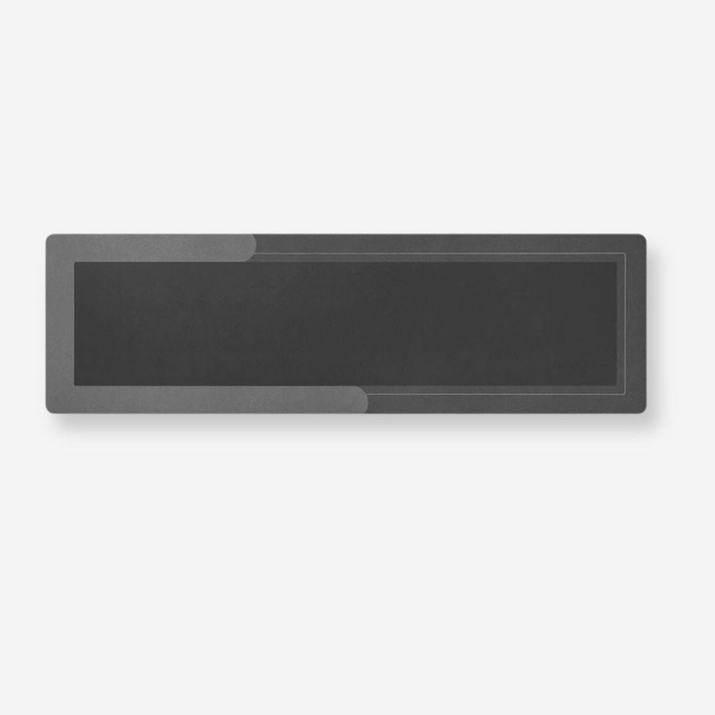 Magische Keukenmat 45 cm x 150 cm – Antislip, Sneldrogend en Ultra Zacht voor Veilig en Comfortabel Koken Houtskool