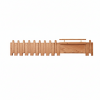 Massief Houten Kapstok Muur met Pianotoets Ontwerp – Ruimtebesparend en Duurzaam met Kapstokhaken Eik 17x90cm